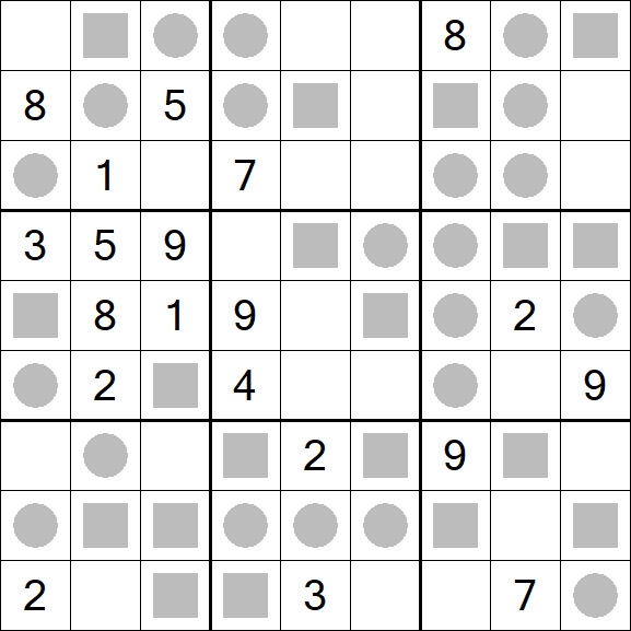 Even-Odd Sudoku - Difficile