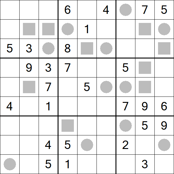 Even-Odd Sudoku - Difficile