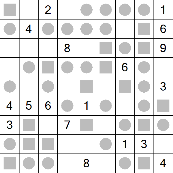 Even-Odd Sudoku - Difficile
