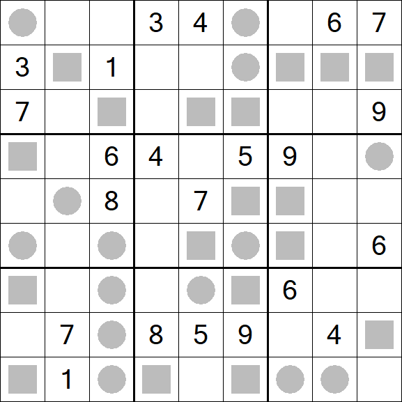Even-Odd Sudoku - Difficile