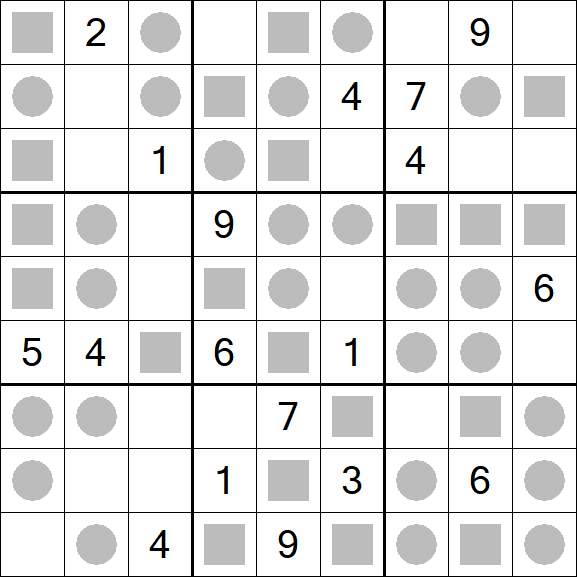 Even-Odd Sudoku - Difficile