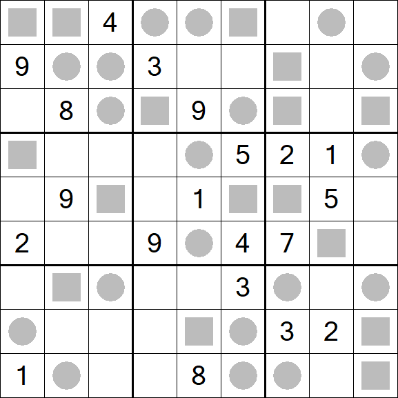 Even-Odd Sudoku - Difficile