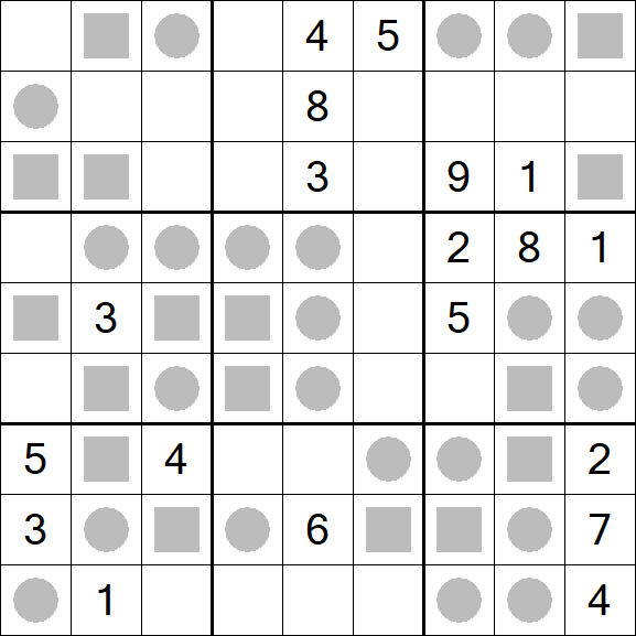 Even-Odd Sudoku - Difficile