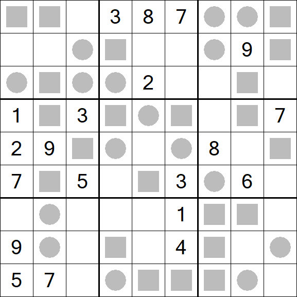 Even-Odd Sudoku - Difficile