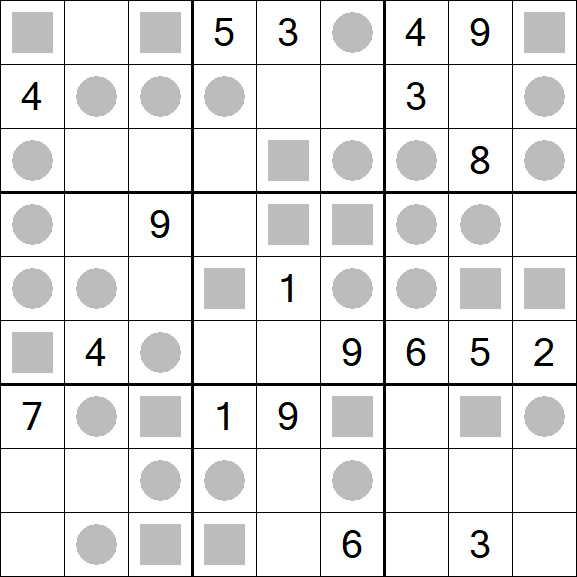 Even-Odd Sudoku - Difficile