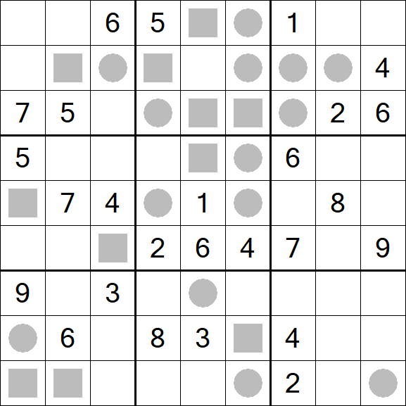 Even-Odd Sudoku - Difficile