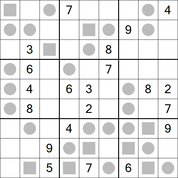 Even-Odd Sudoku - Difficile