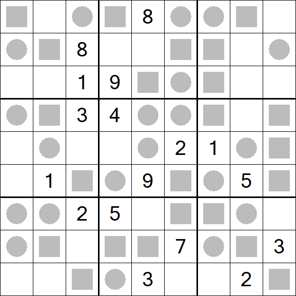 Even-Odd Sudoku - Difficile