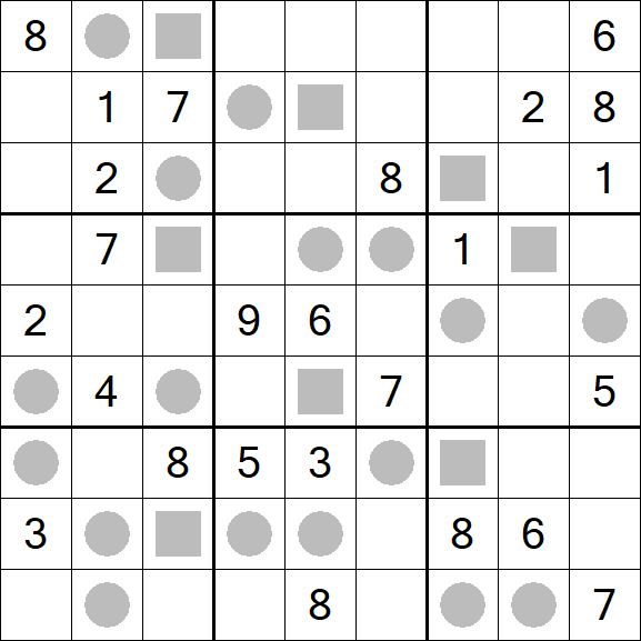 Even-Odd Sudoku - Difficile