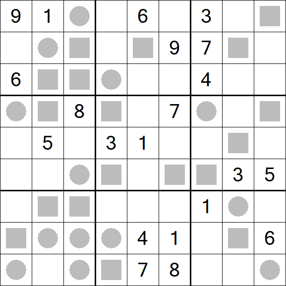 Even-Odd Sudoku - Difficile