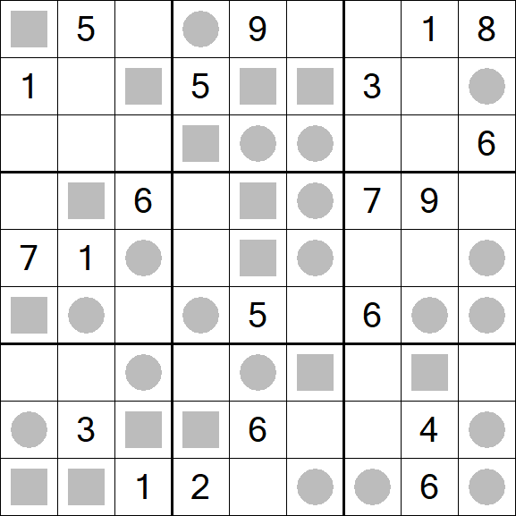 Even-Odd Sudoku - Difficile