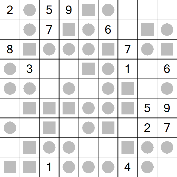 Even-Odd Sudoku - Difficile