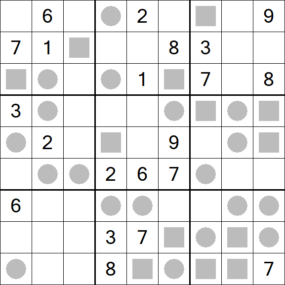 Even-Odd Sudoku - Difficile