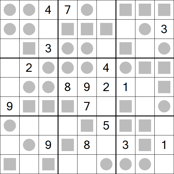 Even-Odd Sudoku - Difficile