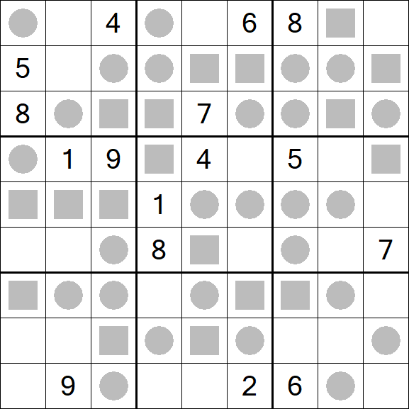 Even-Odd Sudoku - Difficile