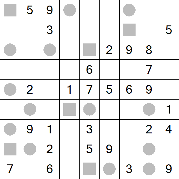 Even-Odd Sudoku - Difficile
