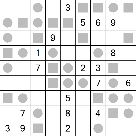 Even-Odd Sudoku - Difficile