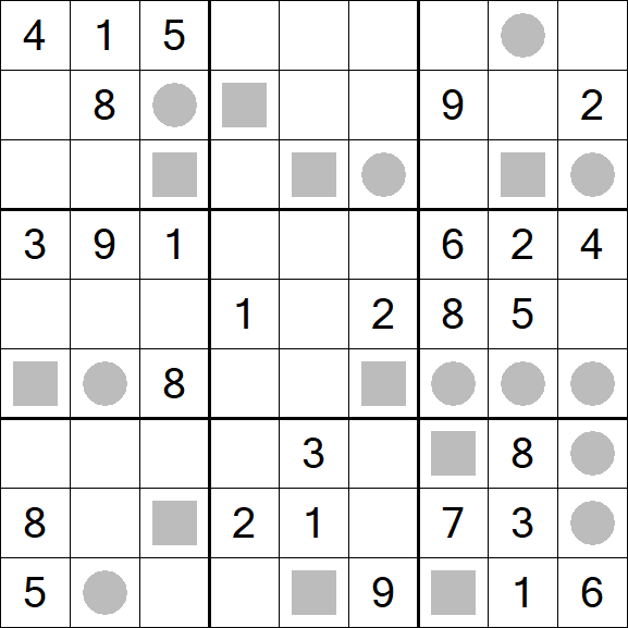 Even-Odd Sudoku - Difficile
