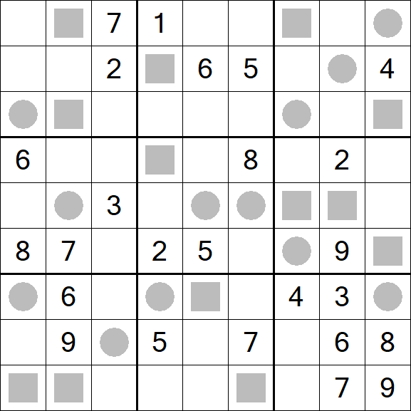 Even-Odd Sudoku - Difficile