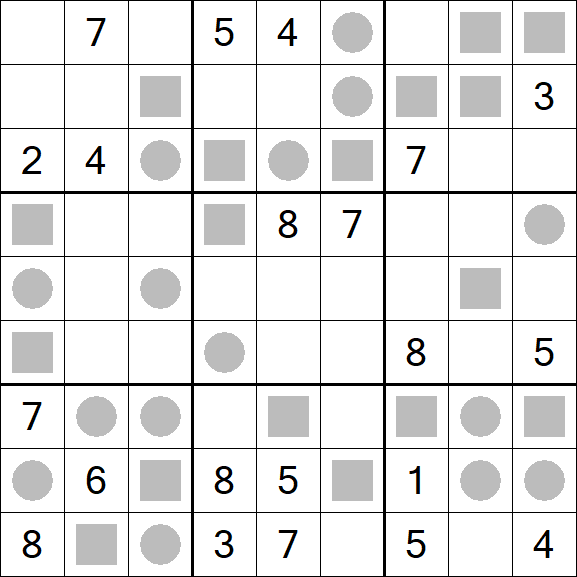 Even-Odd Sudoku - Difficile