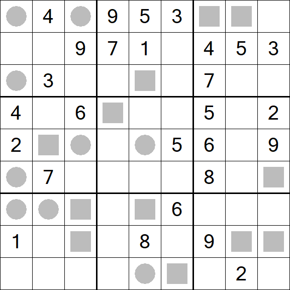 Even-Odd Sudoku - Difficile