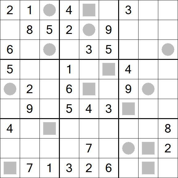 Even-Odd Sudoku - Difficile