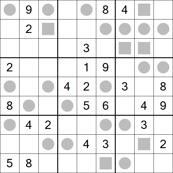 Even-Odd Sudoku - Difficile