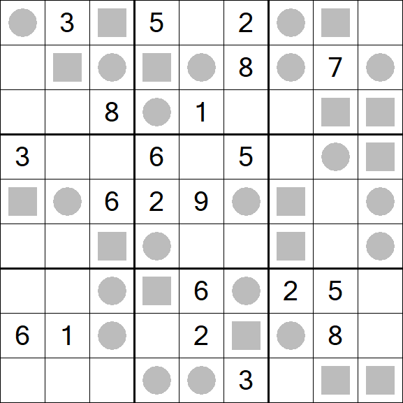 Even-Odd Sudoku - Difficile