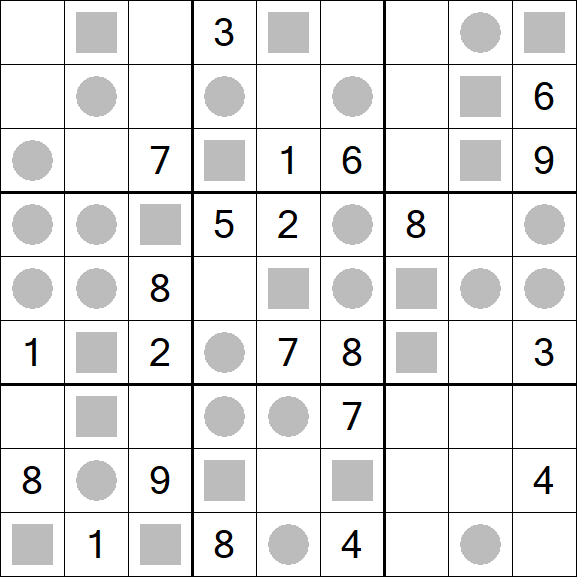 Even-Odd Sudoku - Difficile