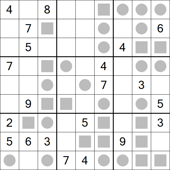 Even-Odd Sudoku - Difficile