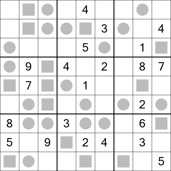 Even-Odd Sudoku - Difficile