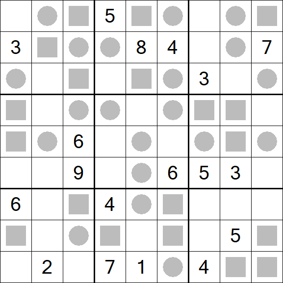 Even-Odd Sudoku - Difficile