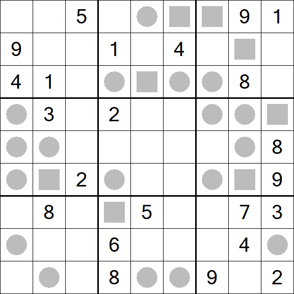 Even-Odd Sudoku - Difficile