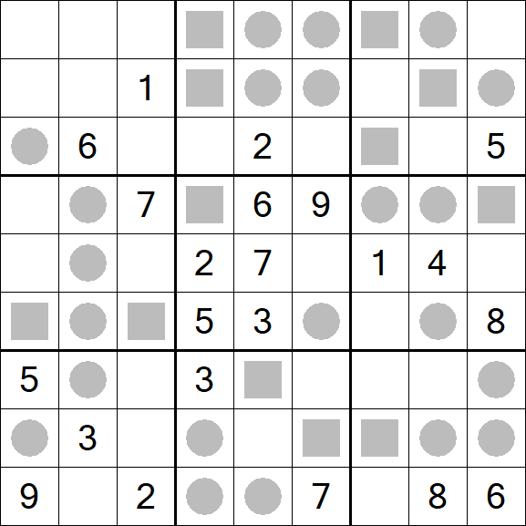 Even-Odd Sudoku - Difficile