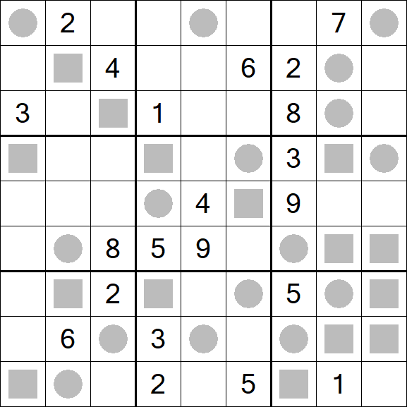 Even-Odd Sudoku - Difficile