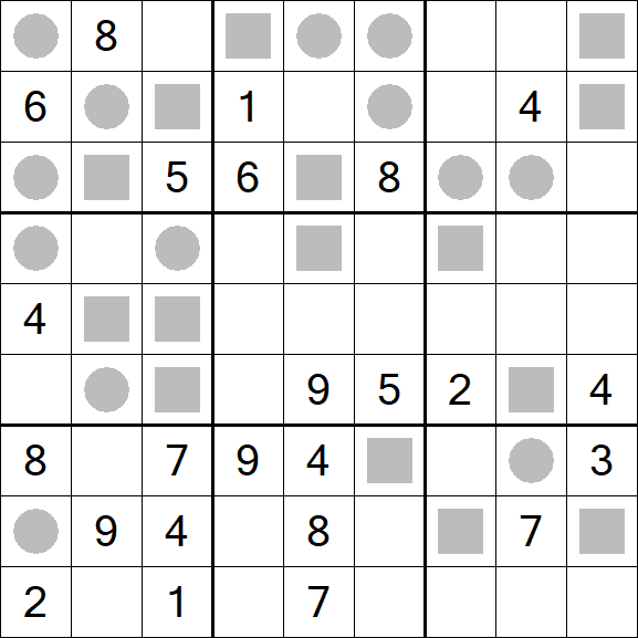 Even-Odd Sudoku - Difficile