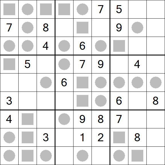 Even-Odd Sudoku - Difficile