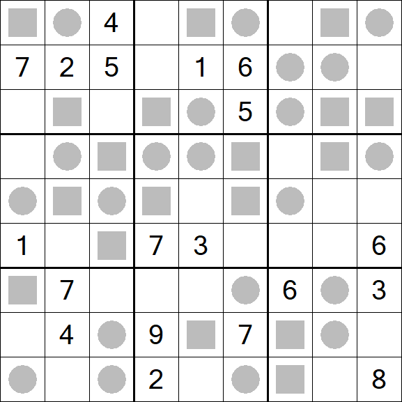 Even-Odd Sudoku - Difficile