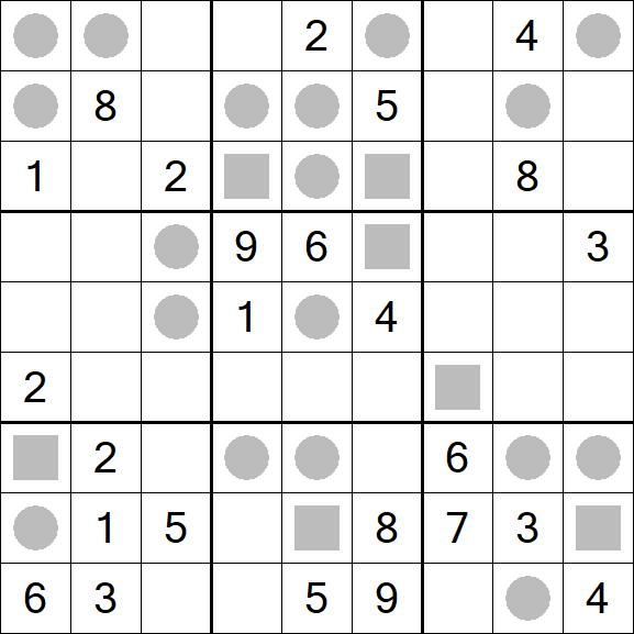 Even-Odd Sudoku - Difficile