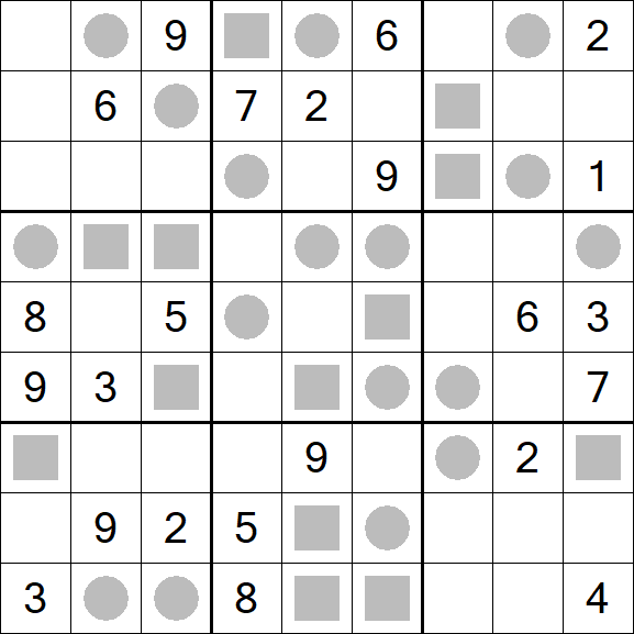 Even-Odd Sudoku - Difficile