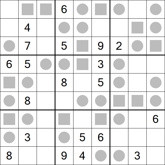 Even-Odd Sudoku - Difficile