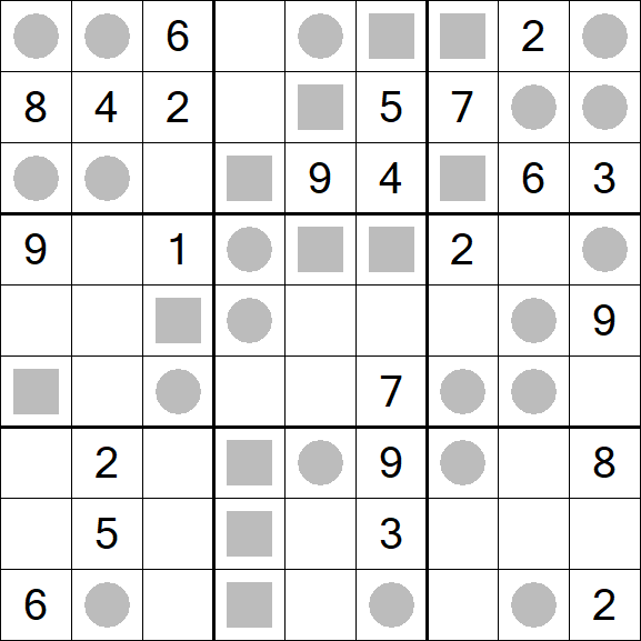 Even-Odd Sudoku - Difficile