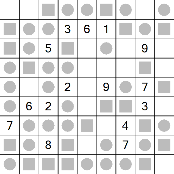 Even-Odd Sudoku - Difficile