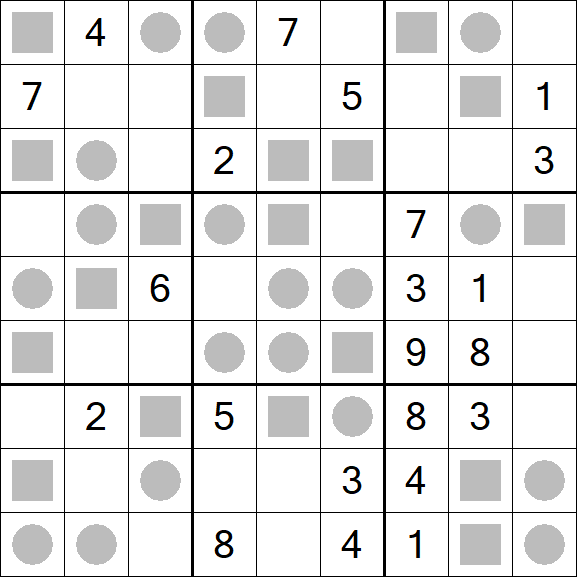 Even-Odd Sudoku - Difficile