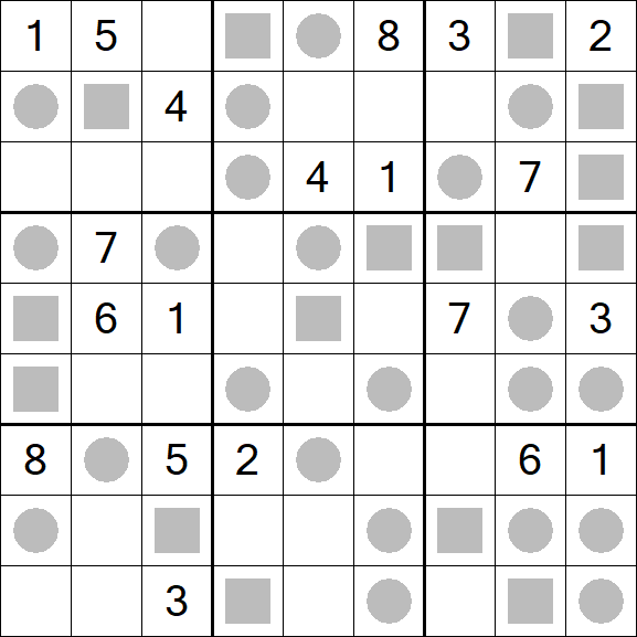 Even-Odd Sudoku - Difficile