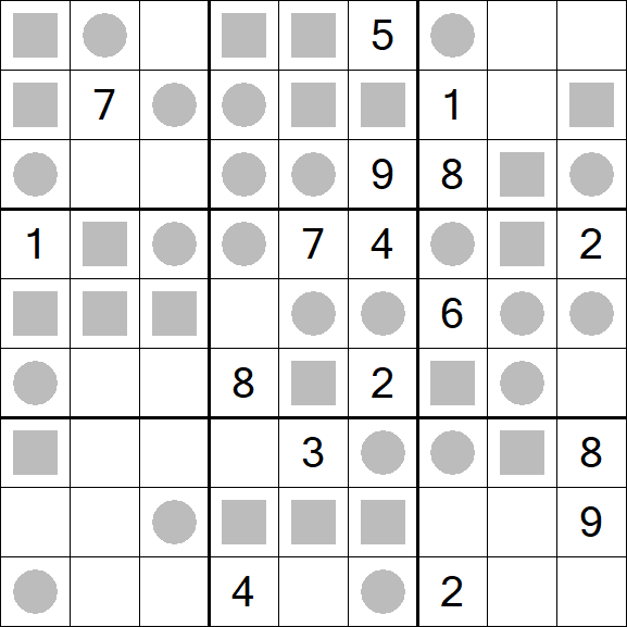 Even-Odd Sudoku - Difficile