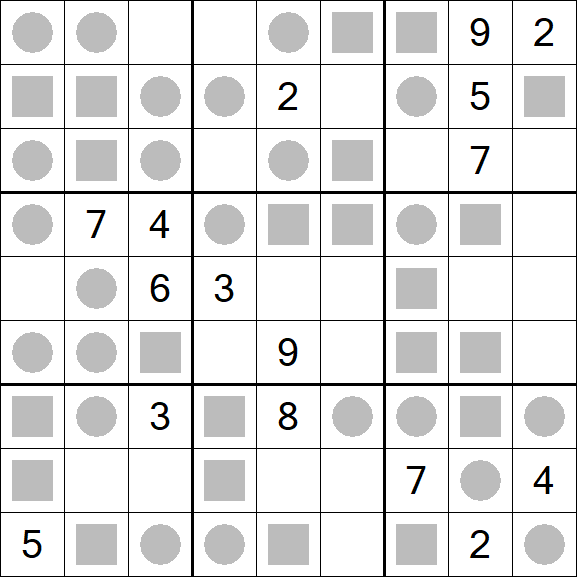 Even-Odd Sudoku - Difficile