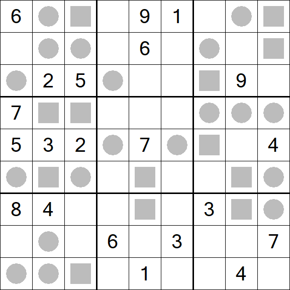 Even-Odd Sudoku - Difficile
