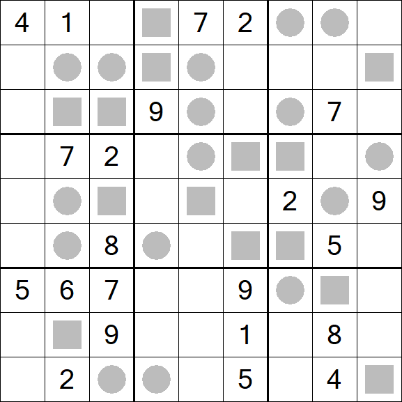Even-Odd Sudoku - Difficile