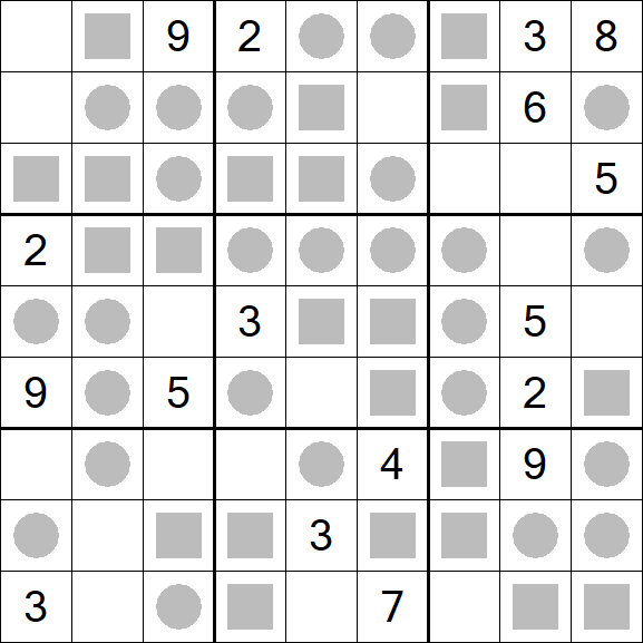 Even-Odd Sudoku - Difficile